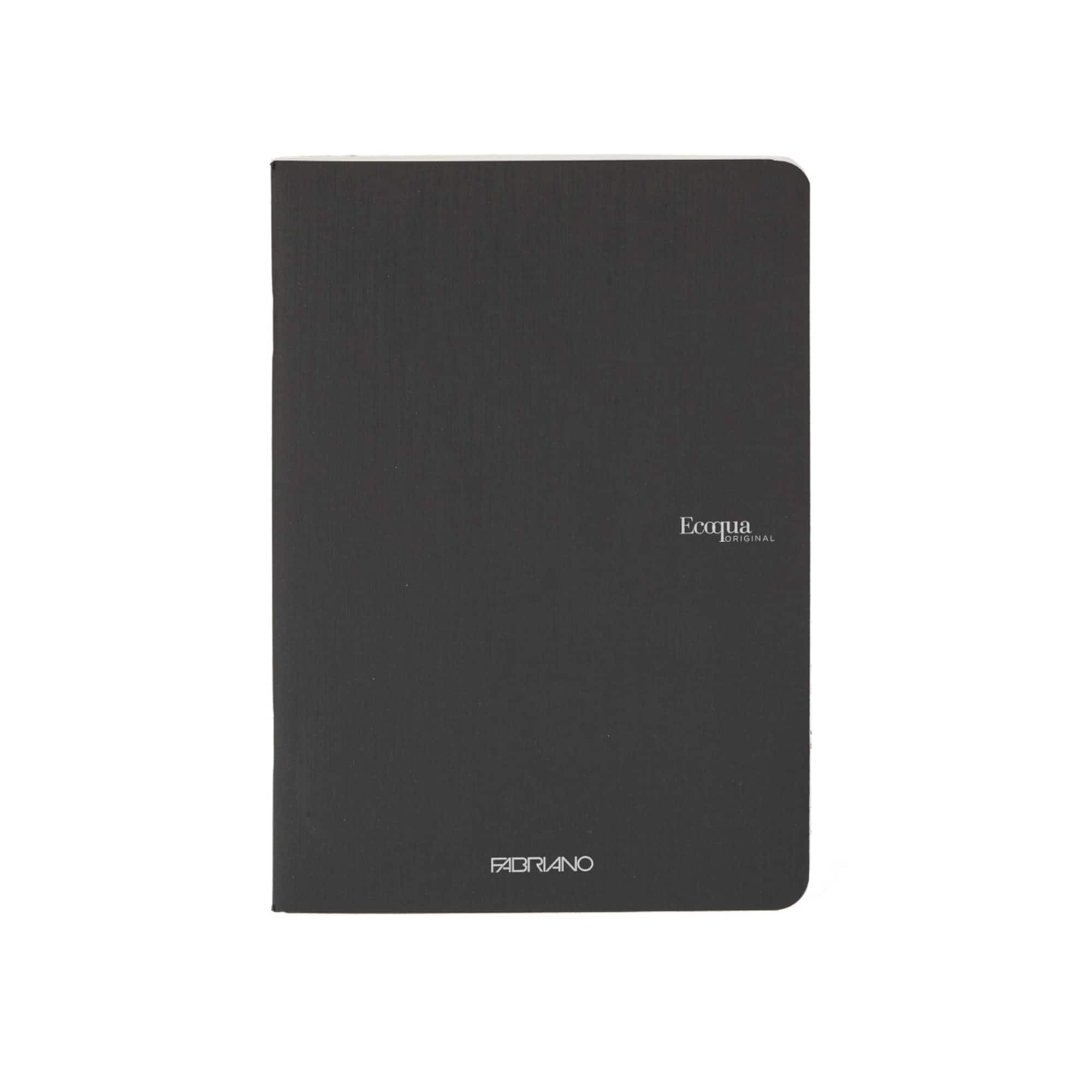 Fabriano® EcoQua Black A4 Lined Notebook